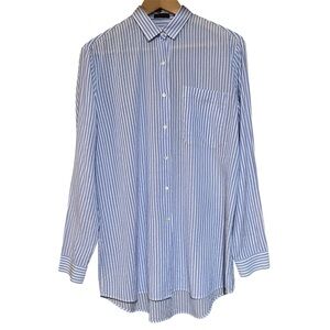 EUC ATM Blue Striped Woman’s Shirt